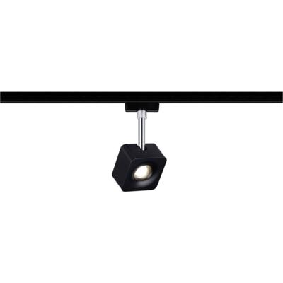 Paulmann Cube 230V-railsysteem lamp URail LED vast ingebouwd 8 W LED Zwart (mat), Chroom