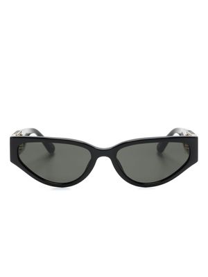 Linda Farrow lunettes de soleil à monture papillon - Noir
