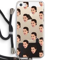 Ugly Cry Call: iPhone 5 / 5S / SE Transparant Hoesje met koord