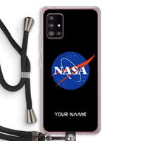NASA: Samsung Galaxy A51 5G Transparant Hoesje met koord NASA: Samsung Galaxy A51 5G Transparant Hoesje met koord