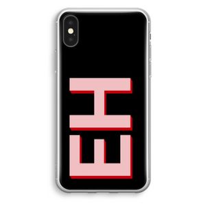 Monogram: iPhone X Transparant Hoesje