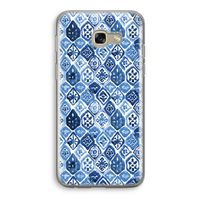 Blauw motief: Samsung Galaxy A5 (2017) Transparant Hoesje