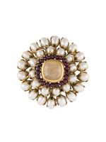 Goossens broche Perle Baroque - Blanc