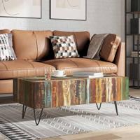 Salontafel 100x50x38 cm massief gerecycled hout