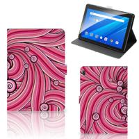 Lenovo Tab E10 Hoes Swirl Pink Lenovo Tab E10 Hoes Swirl Pink