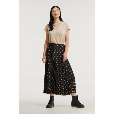 FREEQUENT rok DUTA-SK met stippen zwart/wit FREEQUENT rok DUTA-SK met stippen zwart/wit
