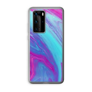 Zweverige regenboog: Huawei P40 Pro Transparant Hoesje