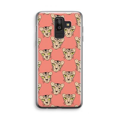 Tijger: Samsung Galaxy J8 (2018) Transparant Hoesje