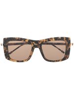 Thom Browne Eyewear lunettes de soleil TB419 à monture carrée - Marron