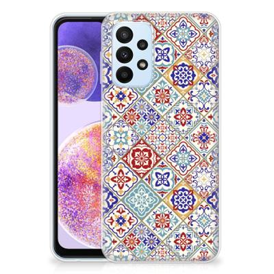Samsung Galaxy A23 | TPU | Siliconen hoesje | Tiles Color