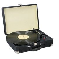 Premium Platenspeler In Koffer Met Bluetooth - 118 x 350 x 255 mm - thumbnail