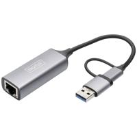 Digitus DN-3028 Netwerkadapter 2.5 GBit/s USB, USB-A 3.0, USB-A 3.1 Gen 1, USB-A 3.2 Gen 1, USB-A