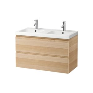 Badmeubelset Wiesbaden Vision Oak 120x46x53 cm