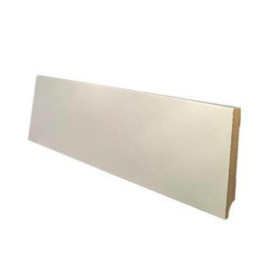 Hoekplint RAL9010 Voorgelakt 70x12mm - lengte 244cm