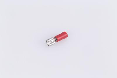SPAHN bananenstekker flat plug-in sleeve insulated red 100pcs.