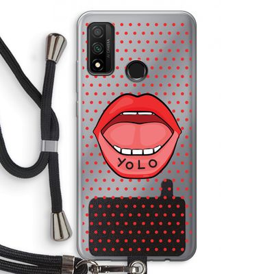 Yolo Denise: Huawei P Smart (2020) Transparant Hoesje met koord