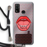 Yolo Denise: Huawei P Smart (2020) Transparant Hoesje met koord