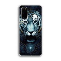 Darkness Tiger: Samsung Galaxy S20 Transparant Hoesje