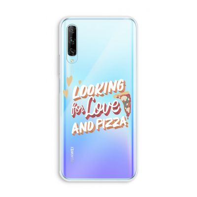 Pizza is the answer: Huawei P Smart Pro Transparant Hoesje