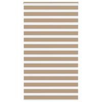 Zebra Blind 125x200 cm stofbreedte 120,9 cm polyester zandbruin