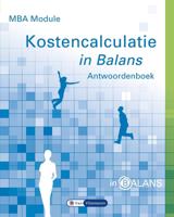 MBA module kostencalculatie in balans (Paperback)