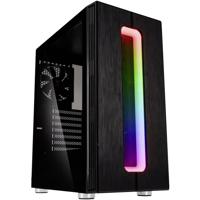 Kolink Nimbus RGB Midi-tower PC-behuizing Zwart 1 voorgeïnstalleerde ventilator, Geïntegreerde verlichting, Zijvenster, Stoffilter