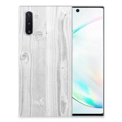 Samsung Galaxy Note 10 | Bumper Hoesje | White Wood