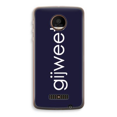 Gijweet: Motorola Moto Z Force Transparant Hoesje