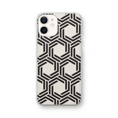 Geometrisch patroon: iPhone 12 Transparant Hoesje