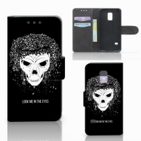 Telefoonhoesje met Naam Samsung Galaxy S5 Mini Skull Hair - thumbnail