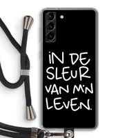 De Sleur: Samsung Galaxy S21 Plus Transparant Hoesje met koord