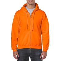 Oranje vest met capuchon voor heren - kleding - met rits - sportief - Koningsdag