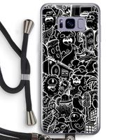 Vexx Black City : Samsung Galaxy S8 Transparant Hoesje met koord