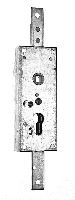 Nemef 1849/21 Garageslot | PC60mm | slotkast staal verzinkt 60.5x159mm | stangen verticaal | niet verend | DR 1+2+3+4 - 9184921000