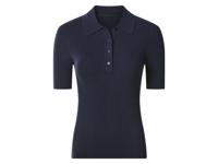 esmara Geribde dames polo (Marineblauw, S (36/38))