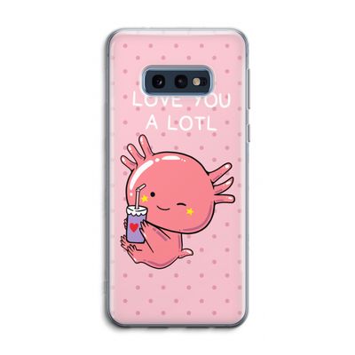 Love You A Lotl: Samsung Galaxy S10e Transparant Hoesje