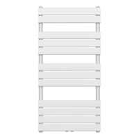Handdoekradiator BWS Ress Middenaansluiting 681W 120x60 cm Wit Boss & Wessing