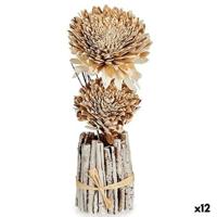 Decoratieve Bloem Gift Decor 25-5240 25-5240 Natuurlijk 13 x 37 x 14 cm (12 Stuks)