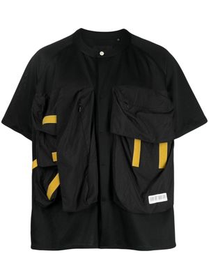 Mostly Heard Rarely Seen chemise sans col à logo brodé - Multicolore