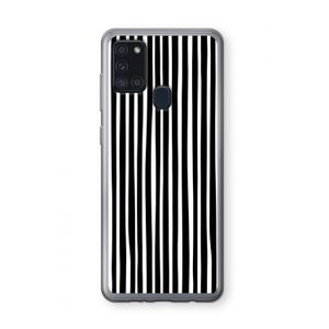 Stripes: Samsung Galaxy A21s Transparant Hoesje