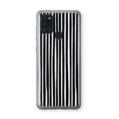 Stripes: Samsung Galaxy A21s Transparant Hoesje