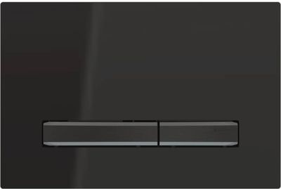 Geberit Sigma 50 bedieningspaneel zwart/zwart chroom voor Sigma reservoirs 8cm (UP720) en 12cm (UP320)