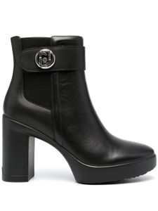 LIU JO bottes en cuir 100 mm - Noir