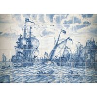 Puzzelman Tegeltableau met Schip (Rijksmuseum) (1000) - thumbnail