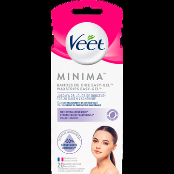 Veet Pure Koude Wasstrips Gezicht Hypoallergene 20 Stuks bij Jumbo