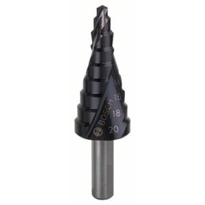 Bosch Accessories 2608588066 HSS Getrapte boor 4 - 20 mm TiAIN Gezamenlijke lengte 70.5 mm 3 vlakken schacht 1 stuk(s)