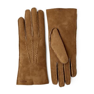 Sheepskin glove ladies cork