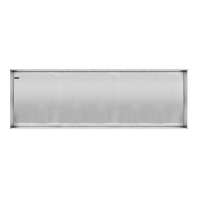 Looox Colour BoX inbouwnis - 90x30x10cm - RVS geborsteld cbox90rvs