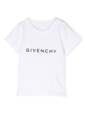 Givenchy Kids t-shirt en coton à logo imprimé - Blanc