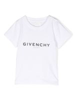 Givenchy Kids t-shirt en coton à logo imprimé - Blanc